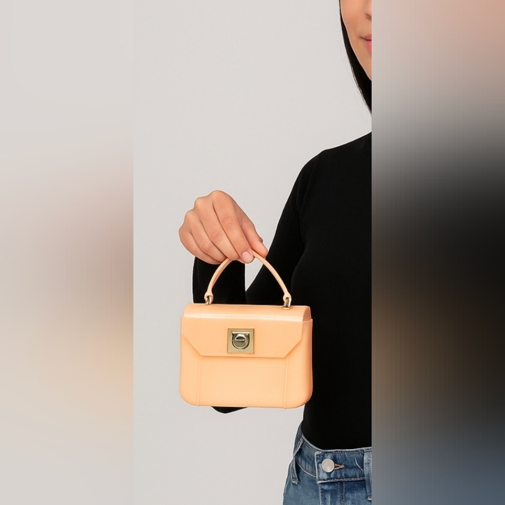 Furla Mini  Hand Bag Peach - Picture 9 of 9